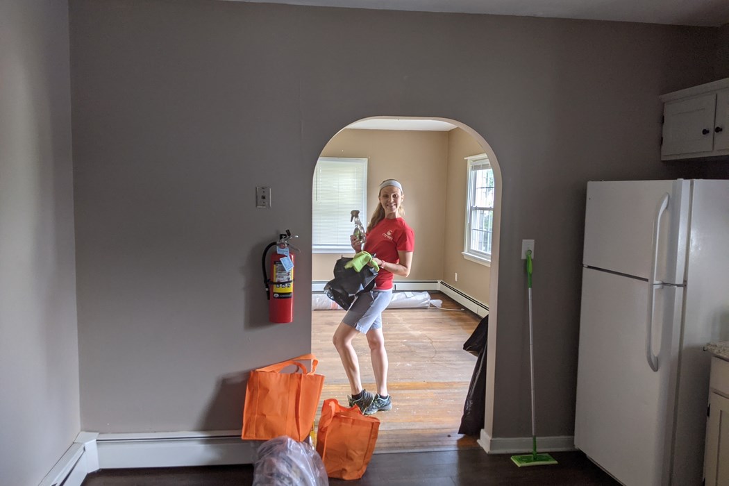 Cleaning Transitional Apartment